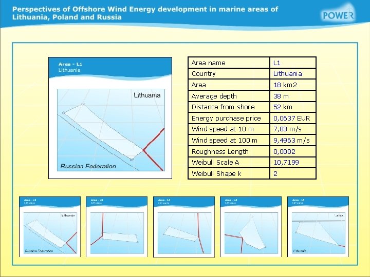 Area name L 1 Country Lithuania Area 18 km 2 Average depth 38 m