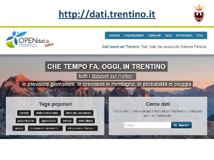 http: //dati. trentino. it 