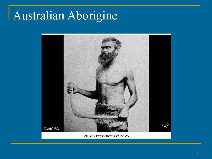 Australian Aborigine 30 