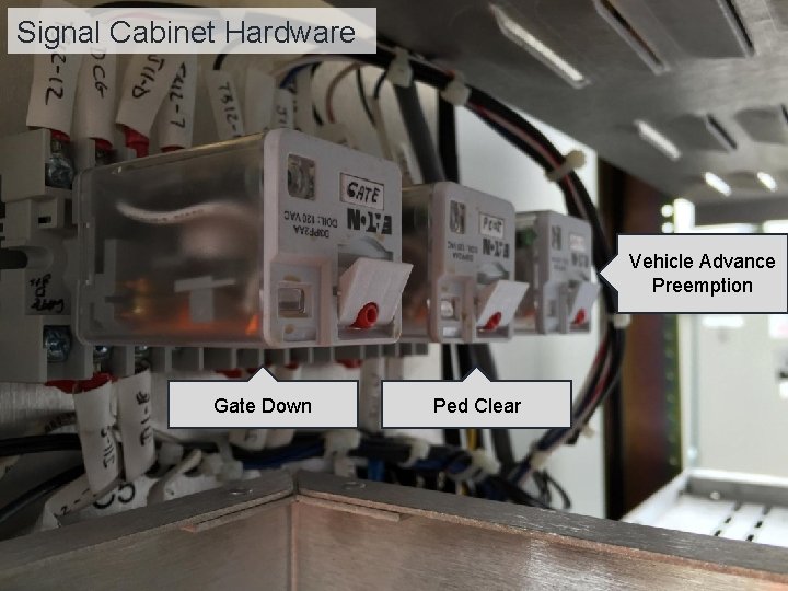 Signal Cabinet Hardware Vehicle Advance Preemption Gate Down Ped Clear 5 
