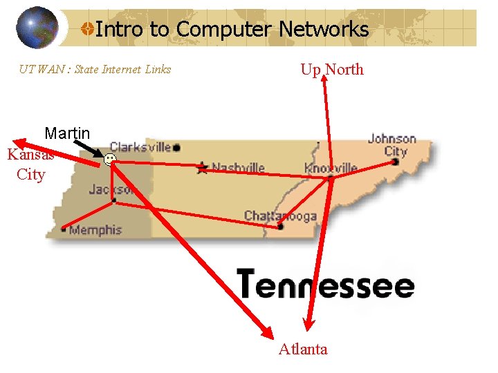 Intro to Computer Networks UT WAN : State Internet Links Up North Martin Kansas