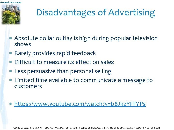 ©wecand/Getty. Images Disadvantages of Advertising Absolute dollar outlay is high during popular television shows ©wecand/Getty. Images Disadvantages of Advertising Absolute dollar outlay is high during popular television shows