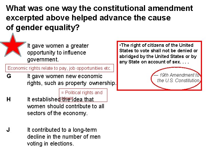 What was one way the constitutional amendment excerpted above helped advance the cause of