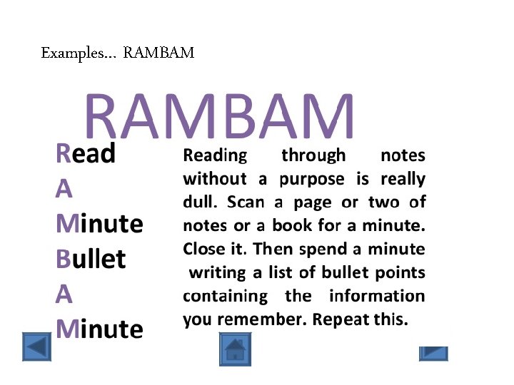 Examples… RAMBAM 