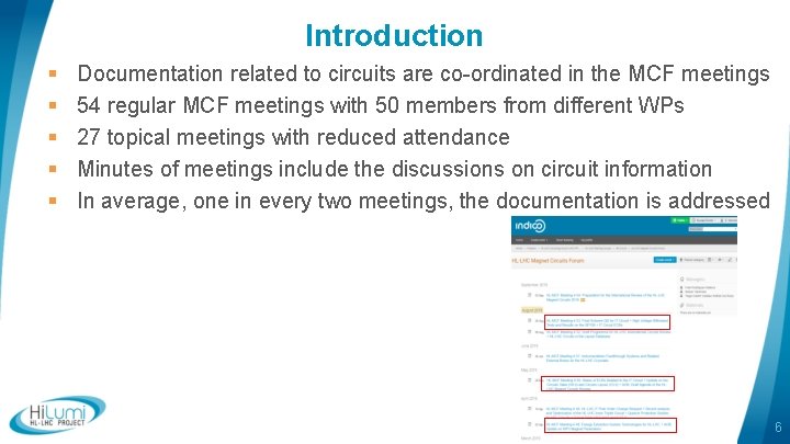 Introduction § § § Documentation related to circuits are co-ordinated in the MCF meetings Introduction § § § Documentation related to circuits are co-ordinated in the MCF meetings