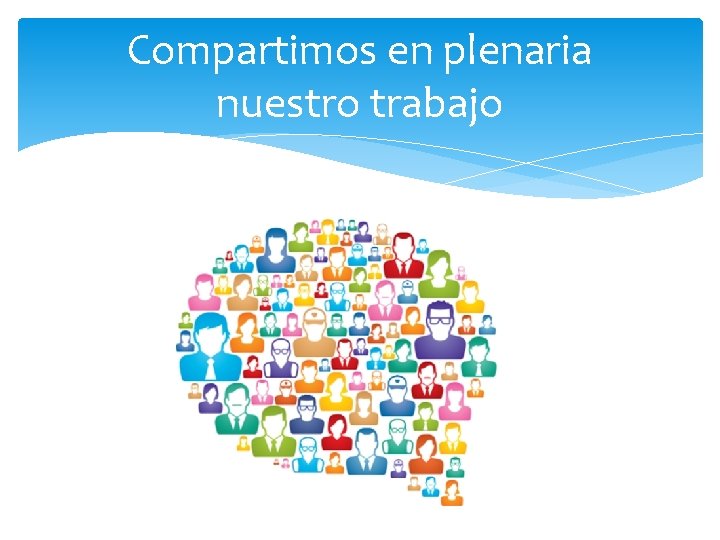 Compartimos en plenaria nuestro trabajo 