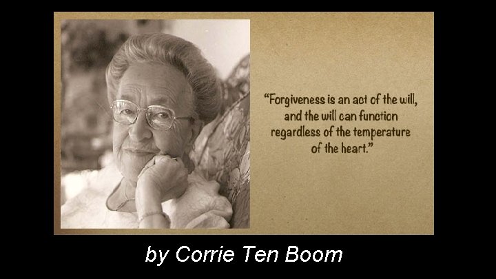 by Corrie Ten Boom by Corrie Ten Boom