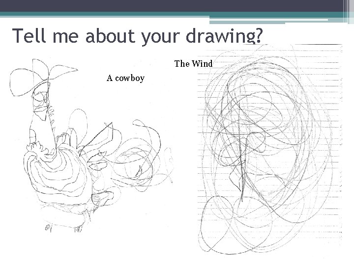 Tell me about your drawing? The Wind A cowboy 