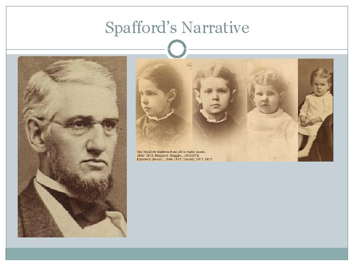 Spafford’s Narrative Spafford’s Narrative