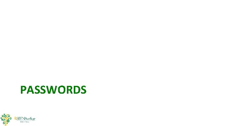 PASSWORDS PASSWORDS