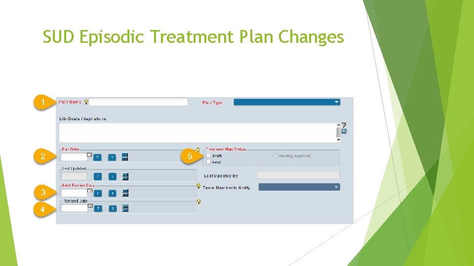 SUD Episodic Treatment Plan Changes 
