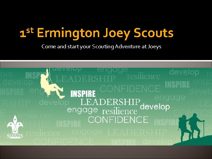 st 1 Ermington Joey Scouts Come and start your Scouting Adventure at Joeys 