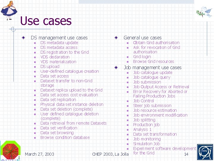 Use cases DS management use cases n n n n n DS metadata update