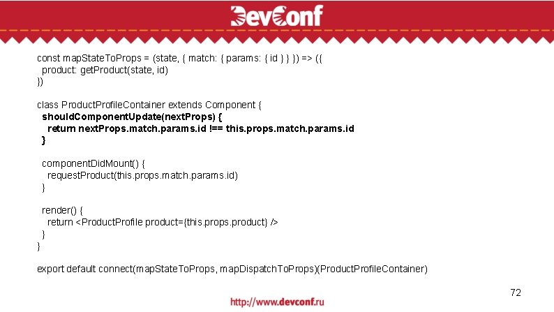 const map. State. To. Props = (state, { match: { params: { id }