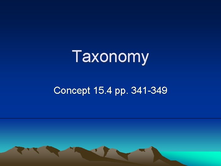 Taxonomy Concept 15. 4 pp. 341 -349 