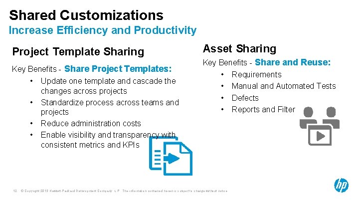 Shared Customizations Increase Efficiency and Productivity Project Template Sharing Key Benefits - Share Project