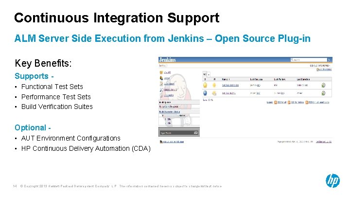 Continuous Integration Support ALM Server Side Execution from Jenkins – Open Source Plug-in Key