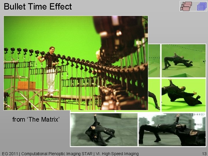 Bullet Time Effect from ‘The Matrix’ EG 2011 | Computational Plenoptic Imaging STAR |
