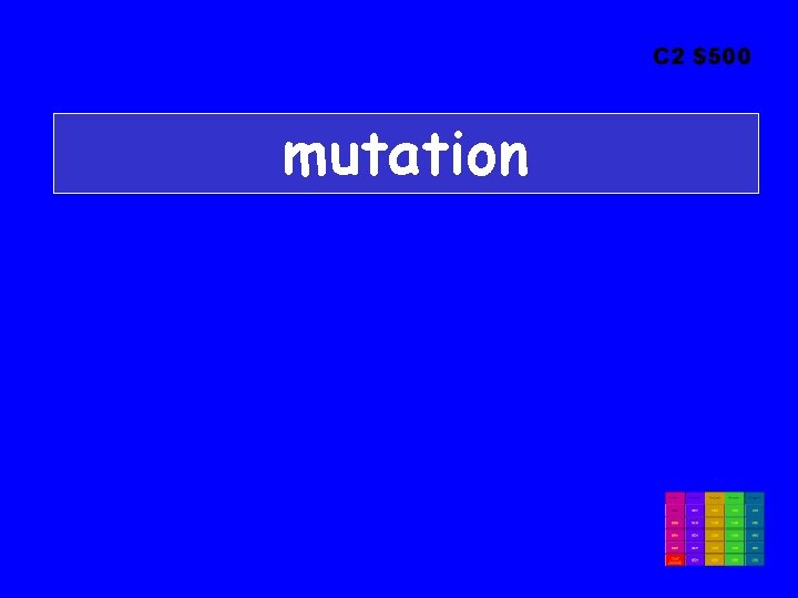 C 2 $500 mutation 