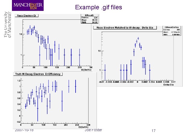 Example. gif files 2007 -10 -18 Joe Foster 17 