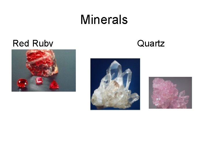 Minerals Red Ruby Quartz 