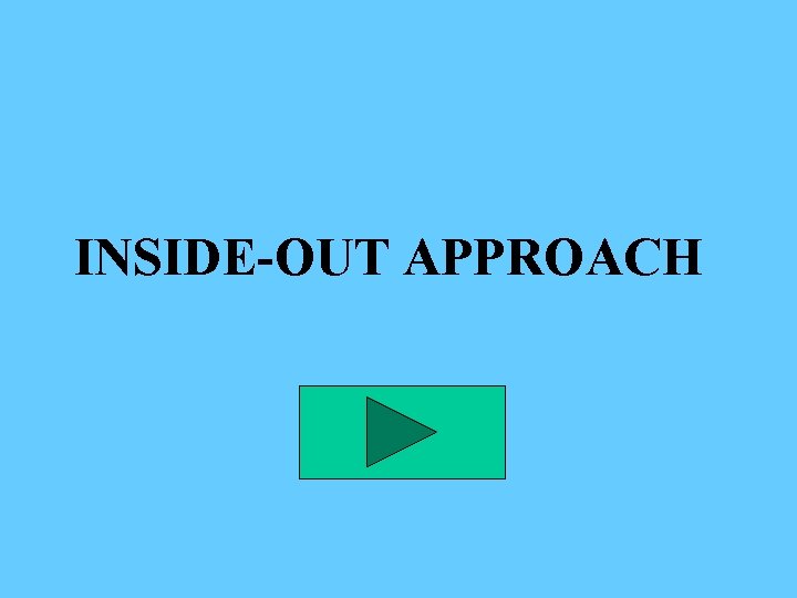 INSIDE-OUT APPROACH 