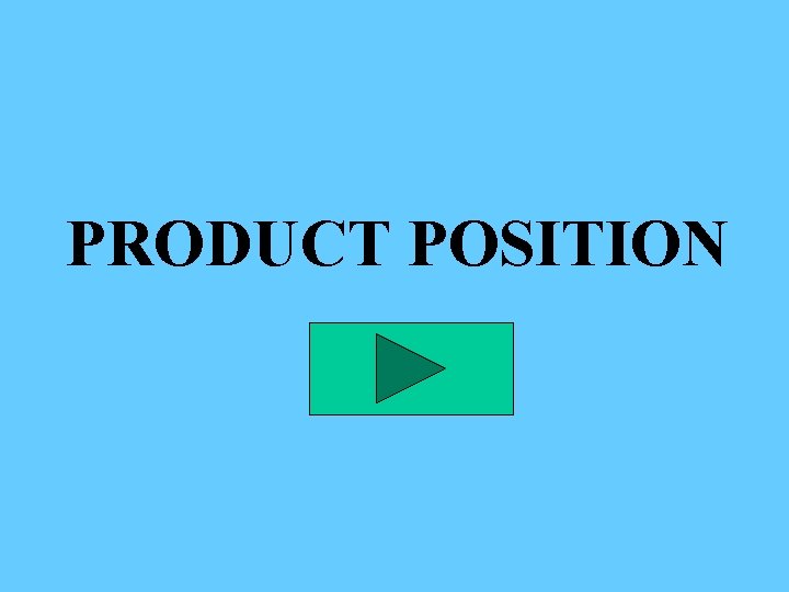 PRODUCT POSITION 