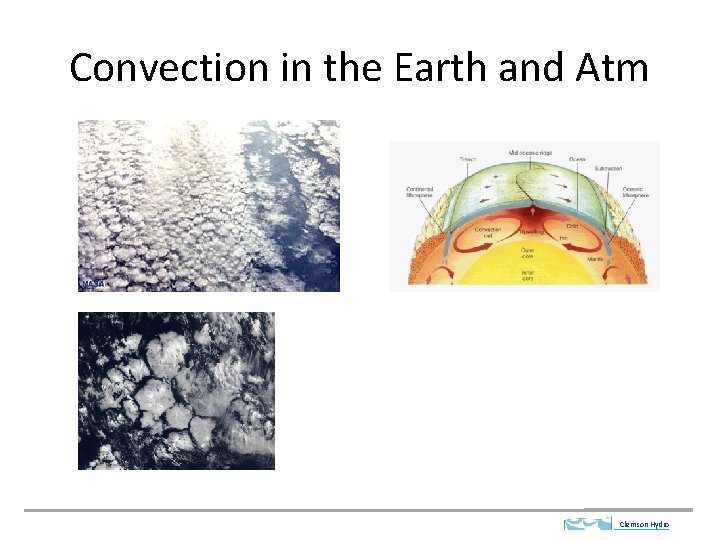 Convection in the Earth and Atm Clemson Hydro 