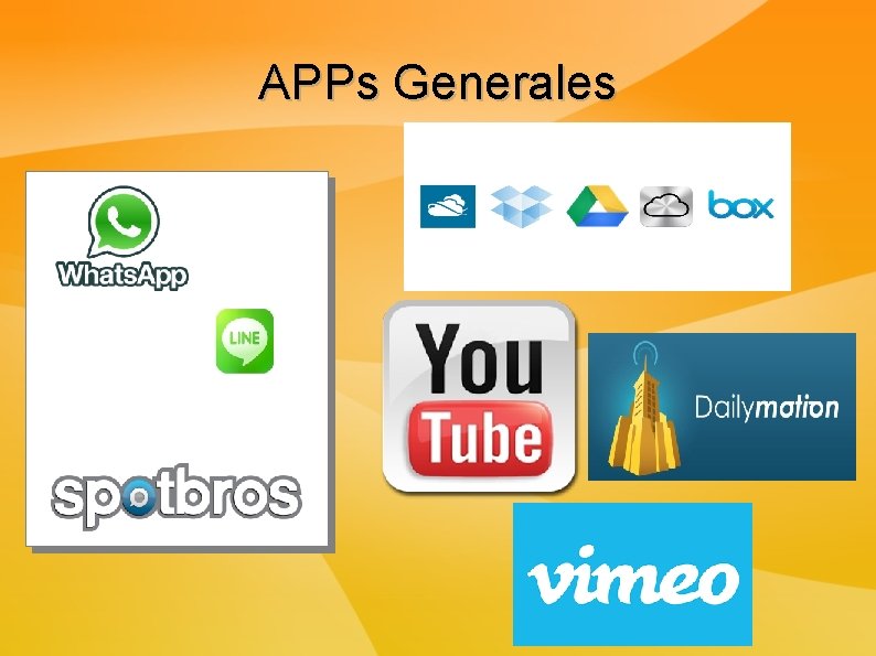 APPs Generales 