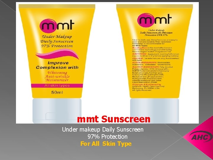 mmt Sunscreen Under makeup Daily Sunscreen 97% Protection For All Skin Type 