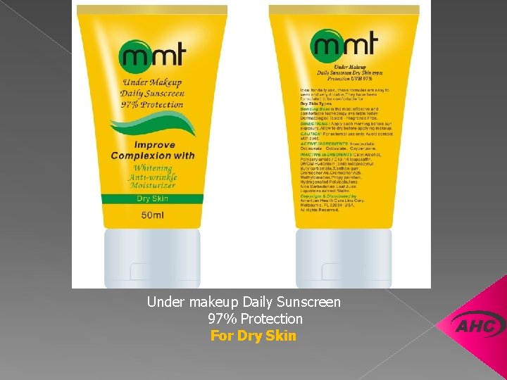Under makeup Daily Sunscreen 97% Protection For Dry Skin 