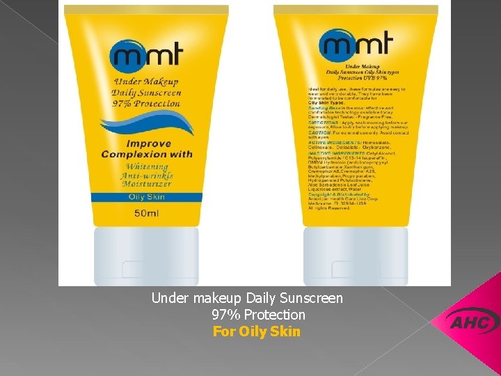 Under makeup Daily Sunscreen 97% Protection For Oily Skin 