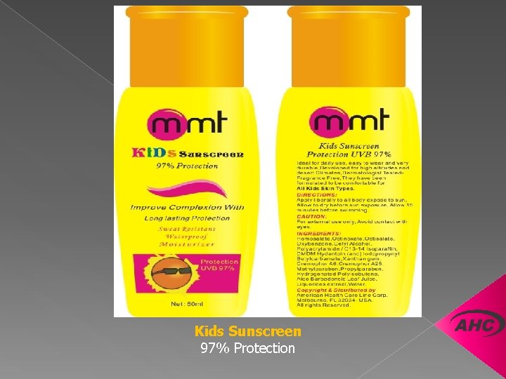 Kids Sunscreen 97% Protection 