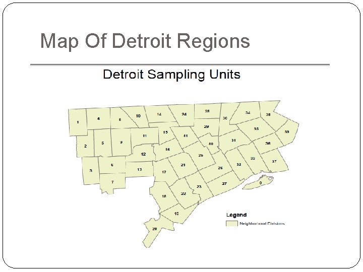 Map Of Detroit Regions 