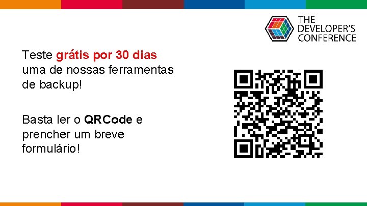 Teste grátis por 30 dias uma de nossas ferramentas de backup! Basta ler o