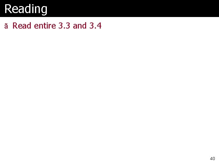 Comp 541 Sequential Logic 2 Finite State Machines