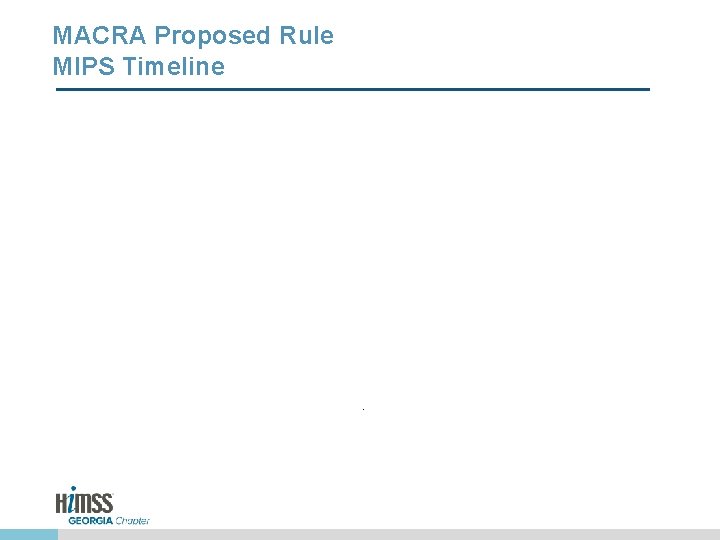 MACRA Proposed Rule MIPS Timeline . 