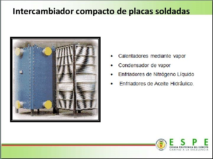 Intercambiador compacto de placas soldadas 