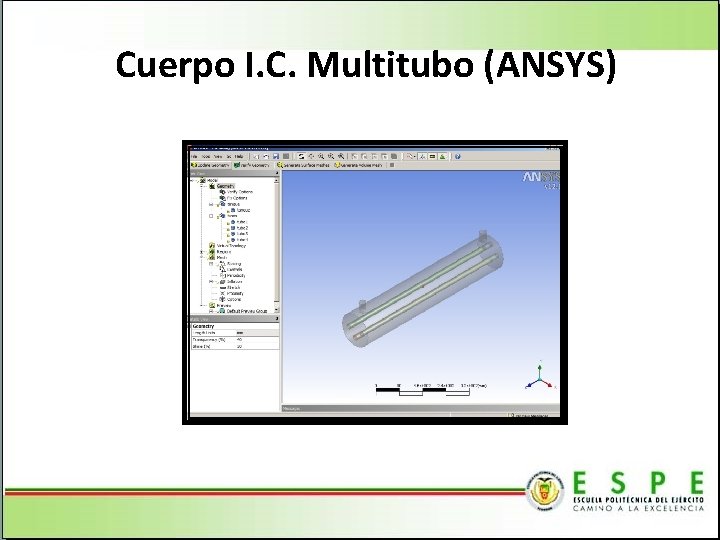 Cuerpo I. C. Multitubo (ANSYS) 