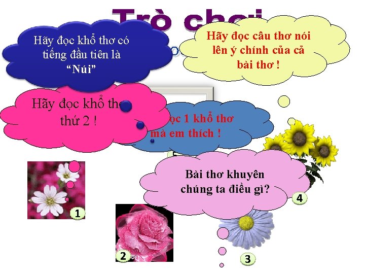 Hãy đọc câu thơ nói lên ý chính của cả bài thơ ! Hãy