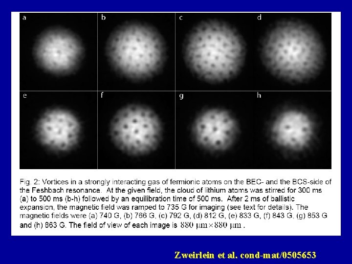 Zweirlein et al. cond-mat/0505653 Zweirlein et al. cond-mat/0505653