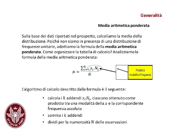 Generalità Generalità