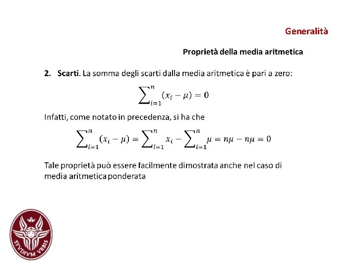 Generalità Generalità