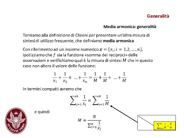 Generalità Generalità