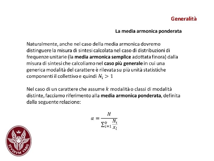 Generalità Generalità