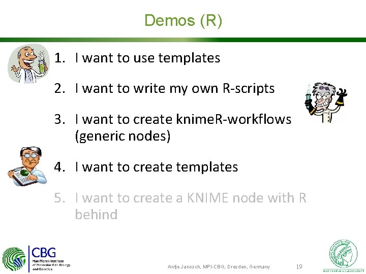 Knime Ugm 2015 Scripting Integration Workshop Antje Janosch