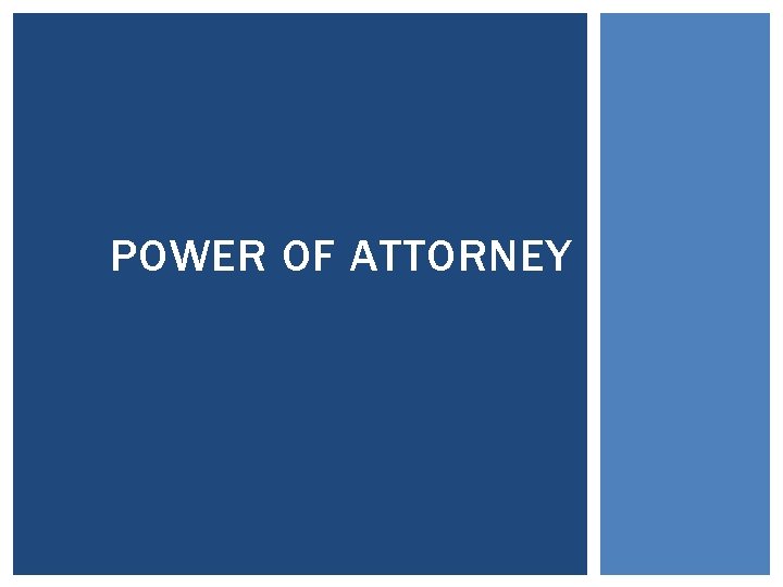 POWER OF ATTORNEY 