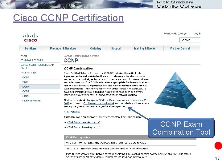 Cisco CCNP Certification CCNP Exam Combination Tool 17 Cisco CCNP Certification CCNP Exam Combination Tool 17
