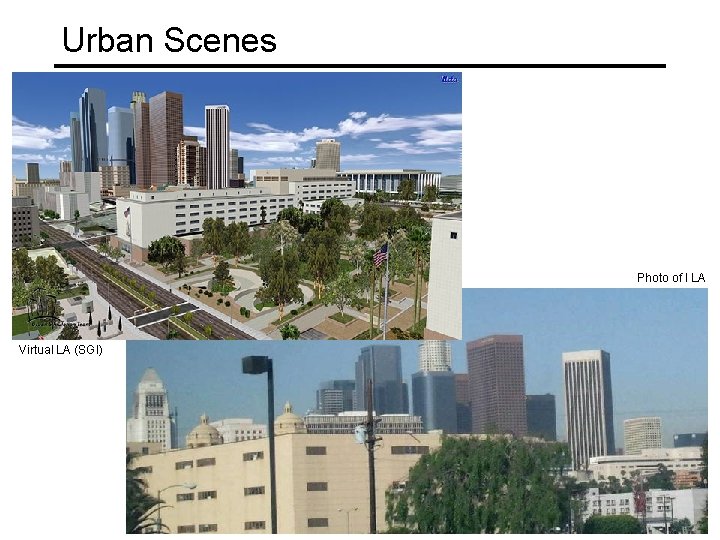 Urban Scenes Photo of l LA Virtual LA (SGI) 