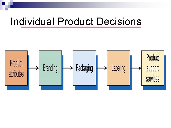Individual Product Decisions 